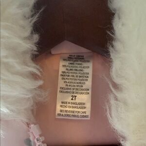 Little Lass Pink Jacket with White Trim